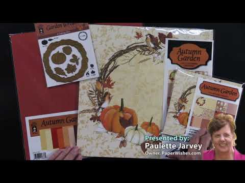 Autumn Garden 12x12 Patterned Cardstock