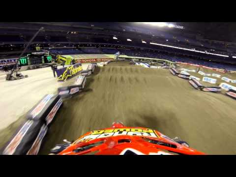 GoPro HD: Jimmy Decotis Practice Lap 2013 Monster Energy Supercross from Toronto 