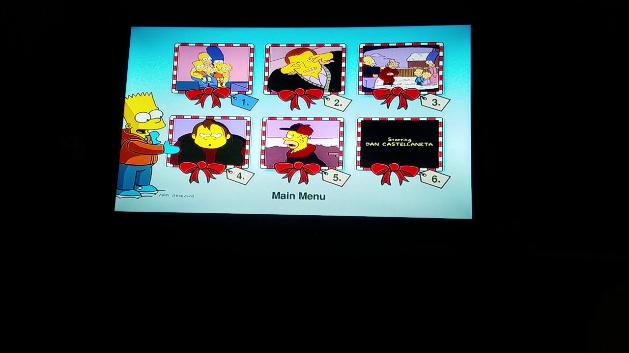 The Simpsons Christmas Dvd Walkthrough.