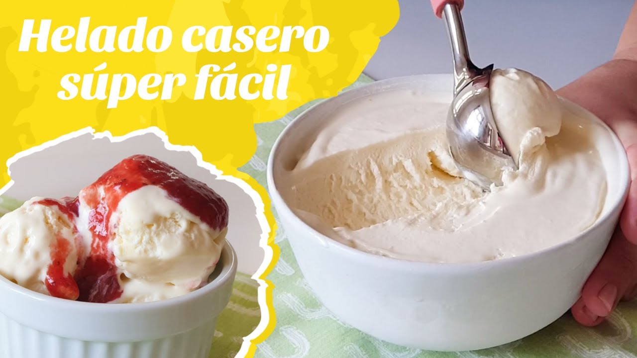 Cómo hacer helados con leche