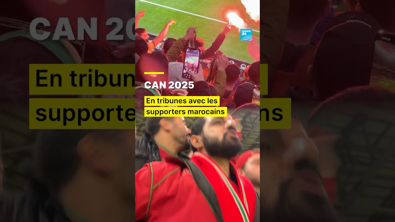 #CAN2025 : en tribunes avec les supporters marocains de RossoVerde • FRANCE 24