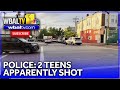 Police: 2 teens suffering from apparent gunshot wounds