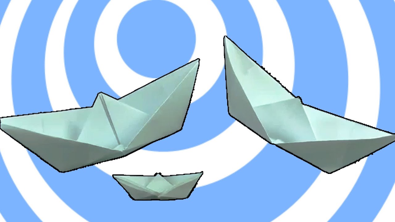 Easy Origami Boat instructions YouTube