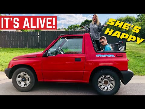 It's ALIVE! The $400 Geo Tracker Engine Rebuild Is COMPLETE *First Drive*