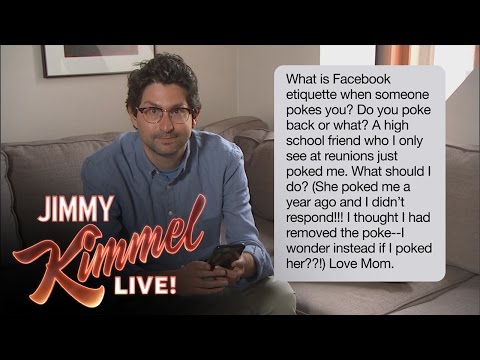 Jimmy Kimmel Live Staffers Read Mom Texts