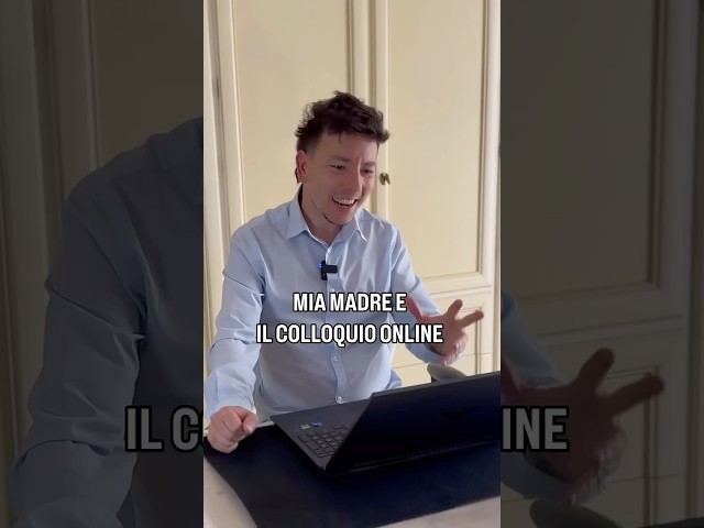 MIA MADRE E IL COLLOQUIO ONLINE #danielecondotta #comedy