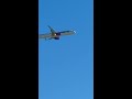 Flames shoot from jet engine on plane departing Las Vegas