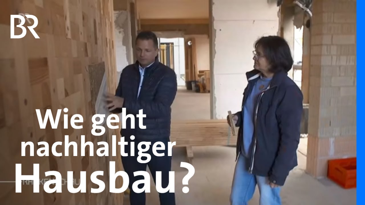 Stroh und Holz statt Stein: Nachhaltiger Hausbau in Oberfranken | Frankenschau | BR