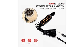 Pratinjau video produk TaffSTUDIO Pickup Gitar Akustik With Tone Volume Control - P-011
