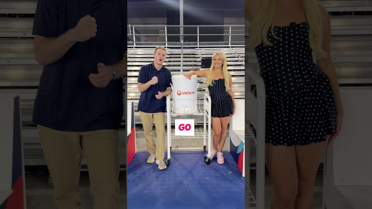 Chatting it up by the water cooler with Will Daughton & Ireland Horvat 💧🎤 @VeoliaNorthAmerica