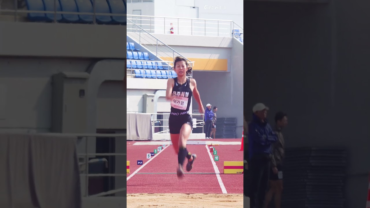 여자 일반 세단뛰기 다크호스!! 이가은(전주시청) #trackandfield #이가은 #여자육상 #athletics #sportstar #shorts