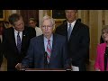 WATCH: McConnell freezes mid-sentence, walks away during news briefing