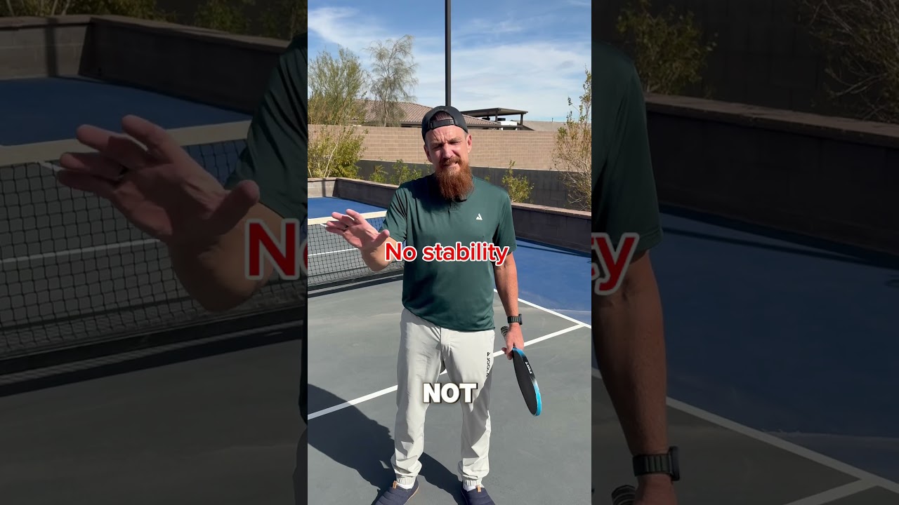 Follow these SIMPLE tips to fix your resets 🙌 #pickleballcoach #pickleballtips