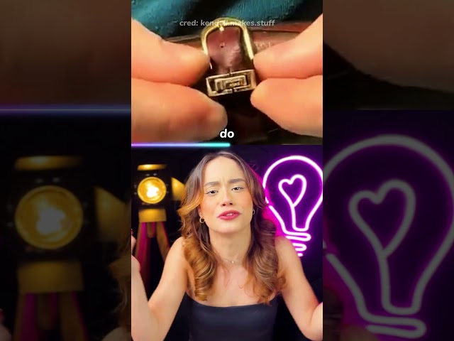 ele fez um CINTO pro seu CINTO