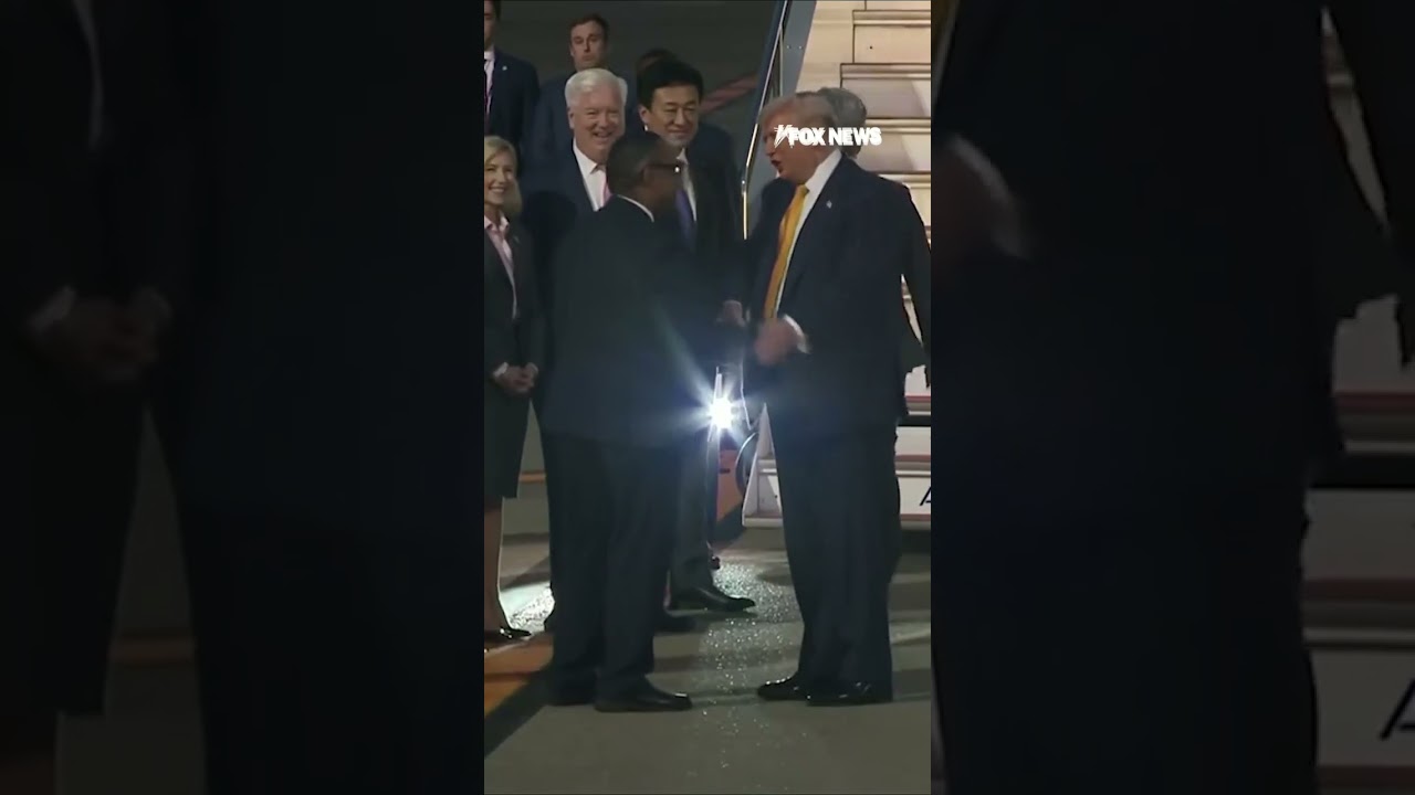 BREAKING: Trump arrives in Japan for major trade, security talks #shorts #foxnews #trump #news