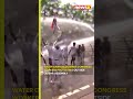 Water Cannon Used on Congress Workers Protesting Outside Odisha Assembly #odishaassembly #shorts
