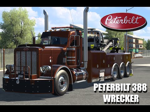 Peterbilt 388  Wrecker + Wrecker trailer  (SMRS Re-Work) for 1.47+