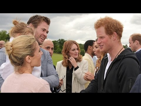 Chris Hemsworth's Daughter India Meets Prince Harry and It's as Adorable as Expected!