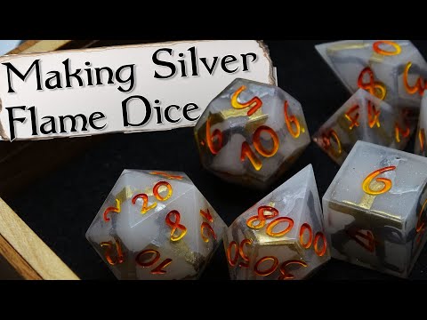 I Made Silver Flame Dice For My Eberron Light Cleric