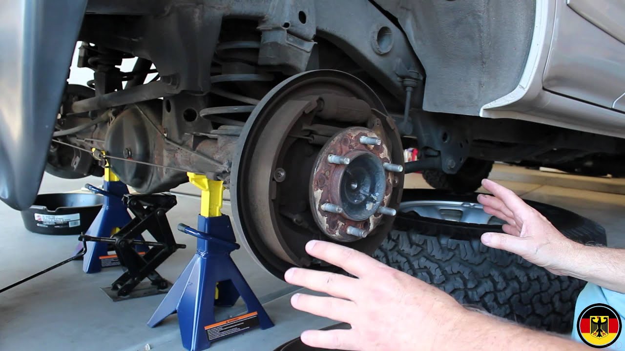 2007 Toyota tundra rear brake rotor replacement