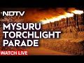 Mysuru Dasara | Mysuru Dussehra Celebrations | Mysuru Torchlight Parade Live | Dasara Celebrations