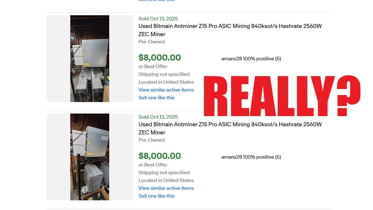 eBay Z15 Pro SCAM?! Don’t Send BTC to this Seller!