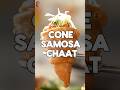 Tried samosas in a cone? Meet our Cone Samosa Chaat from the #ChillwithChaats series! 👌😋