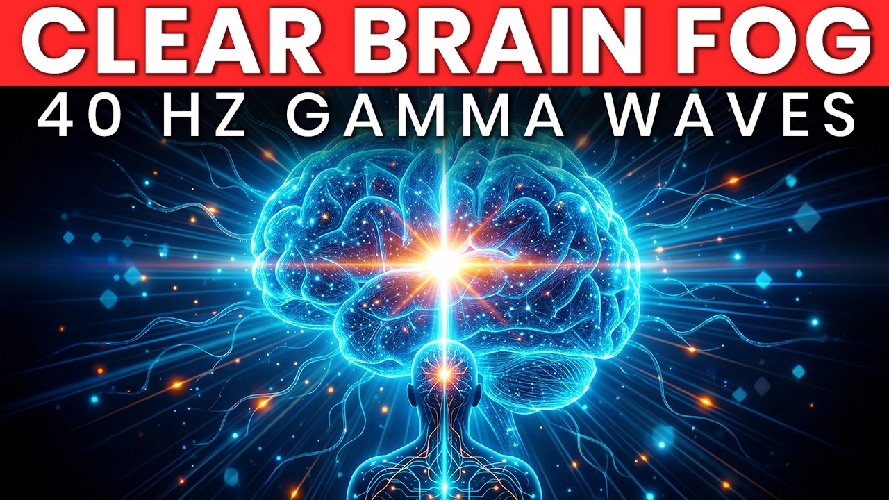 Clear Brain Fog: 40 Hz Gamma Waves For Cognitive Clarity and Focus