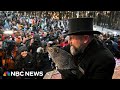 LIVE: Punxsutawney Phil makes 2024 Groundhog Day prediction | NBC News