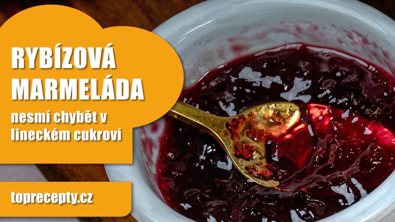 Co nesmí chybět v lineckém cukroví? Skvělá rybízová marmeláda