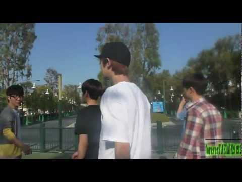 05.19.12 EXO -- Leaving Disney Land 1/5
