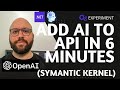 .NET 8  . Integrating with Chat GPT 4o with Semantic Kernel in 6 min