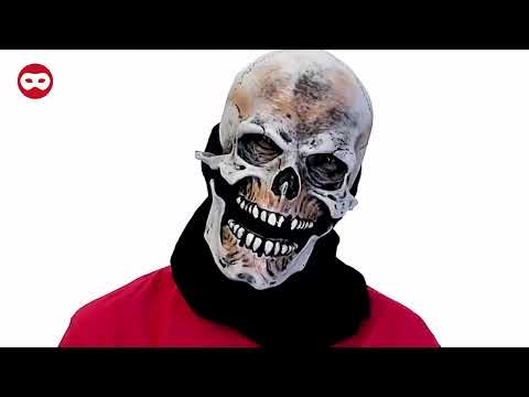 Skull mask with movable mouth