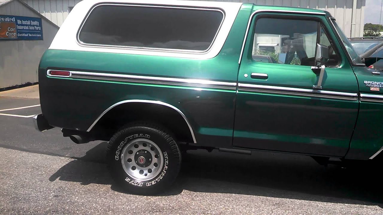 1978 Ford bronco youtube #9