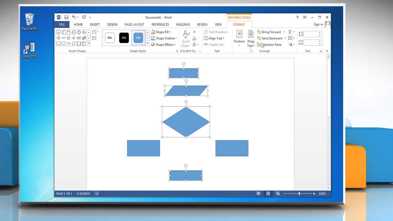 how-to-create-a-process-flow-chart-in-word-design-talk