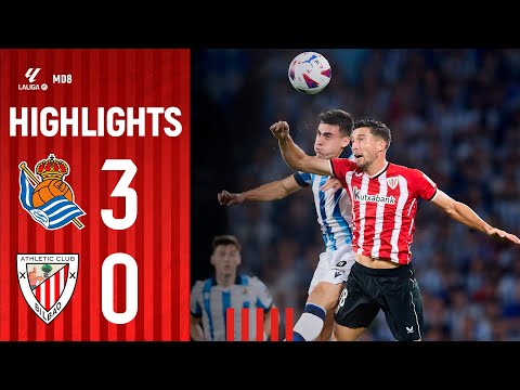 HIGHLIGHTS| Real Sociedad 3-0 Athletic Club | LaLiga EA Sports 2023-24 MD8