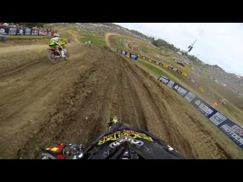 GoPro HD: Ryan Sipes Lap 1 Moto 2 - High Point MX Lucas Oil Pro Motocross Championship 2013 