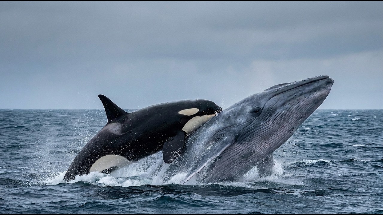 Orcas Hunt Everything — Until Humpback Whales Arrive
