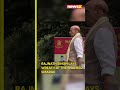 Rajnath Singh lays wreath at the Shaheed Smarak. #rajnathsingh