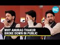 Modi minister breaks down in public; Anurag Thakur sobs & chokes during Himachal rally