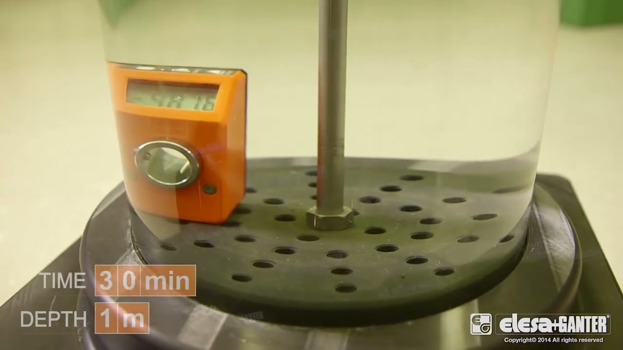 DD51-E Indicatoare electronice de poziție - Clasa de protecție IP – teste video