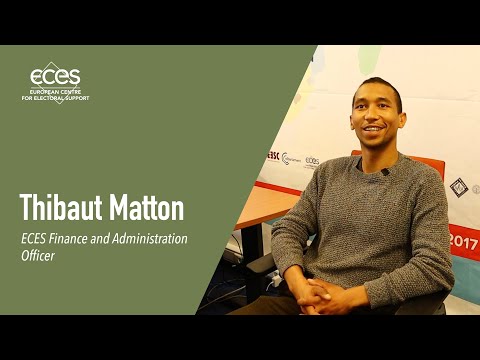 Thibaut Matton - ECES Finance and Administration Officer