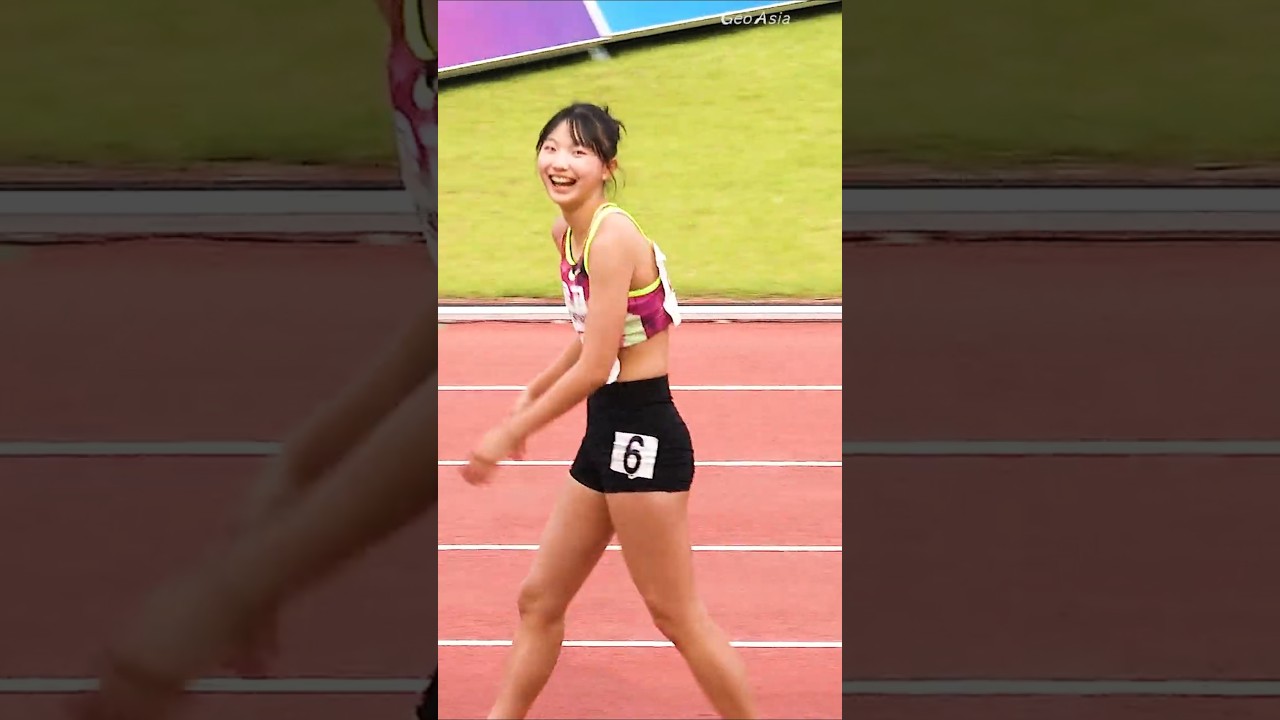 여고 스프린터의 해맑은 웃음!!! 권예은 #athletics #권예은 #trackandfield #sportstar #shorts