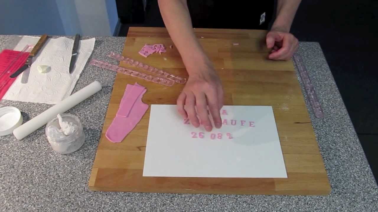 Sweets For My Sweet - &amp;quot;How to use&amp;quot; Ausstecher Buchstaben &amp; Zahlen - YouTube