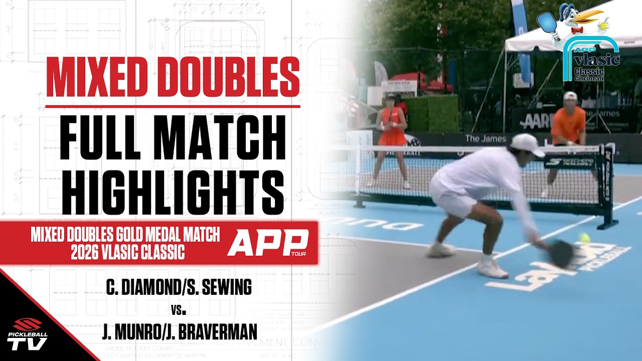 2026 APP Vlasic Classic Mixed Doubles Gold Medal - C. Diamond/S. Sewing vs. J. Munro/J. Braverman