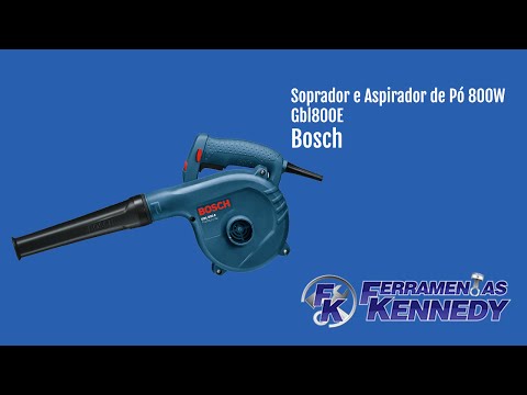 Soprador E Aspirador De Pó 800W 220V GBL800E Bosch - Vídeo explicativo