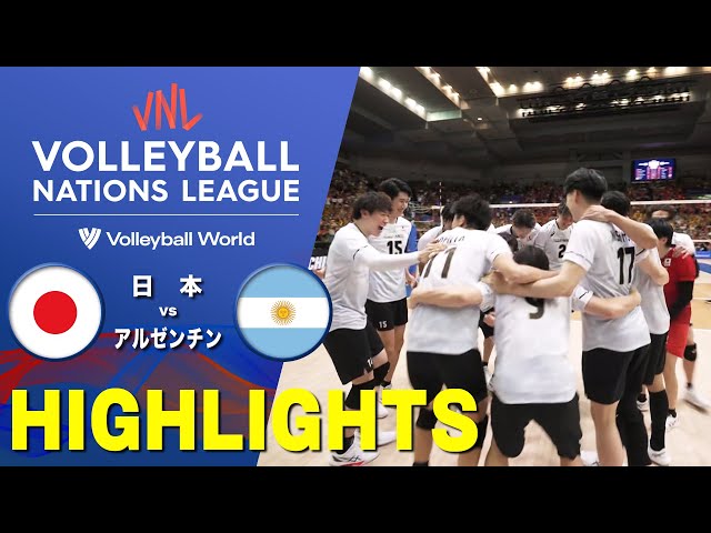 【崖っぷちからの大逆転劇！フルセットの激闘】バレー男子日本代表 ハイライト「第10戦 日本 vs アルゼンチン」【バレーボールネーションズリーグ2025】