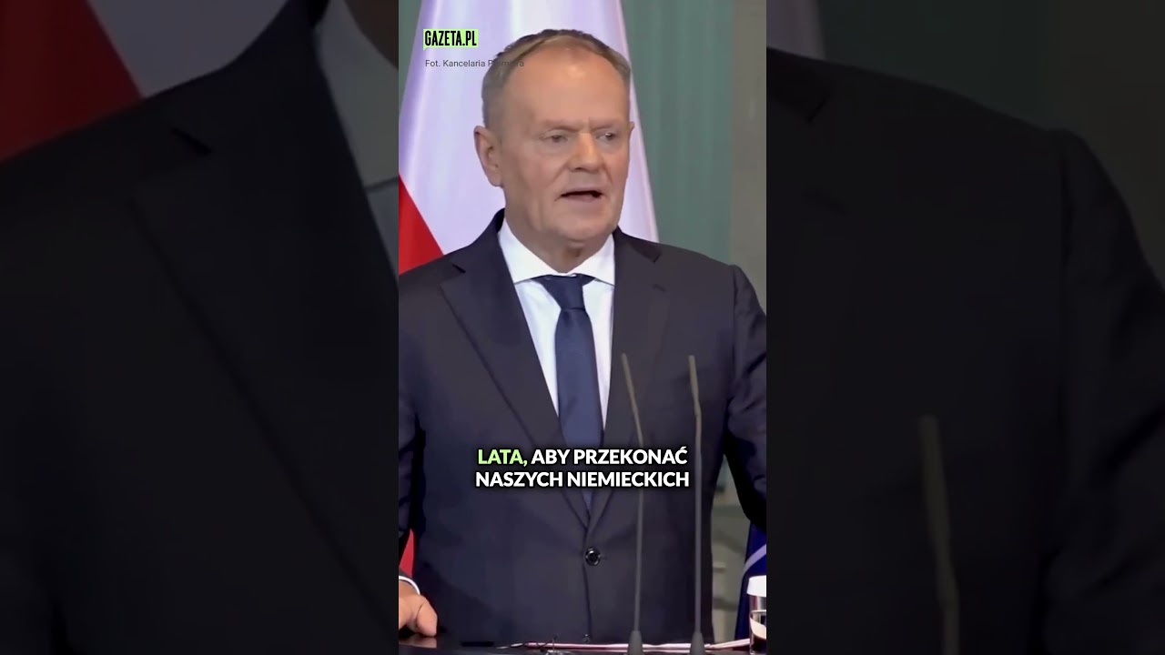 Tusk o współpracy z Niemcami. "Przewrót kopernikański" #shorts