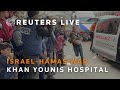 GRAPHIC WARNING: LIVE - Nasser Hospital in Khan Younis