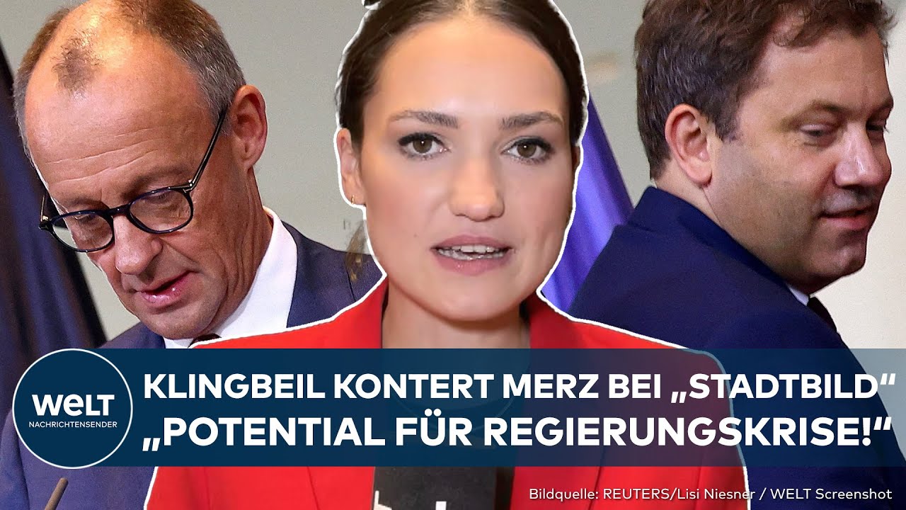 DEUTSCHLAND: Krise in Koalition?! Klingbeil kontert Merz öffentlich bei "Stadtbild"-Streit